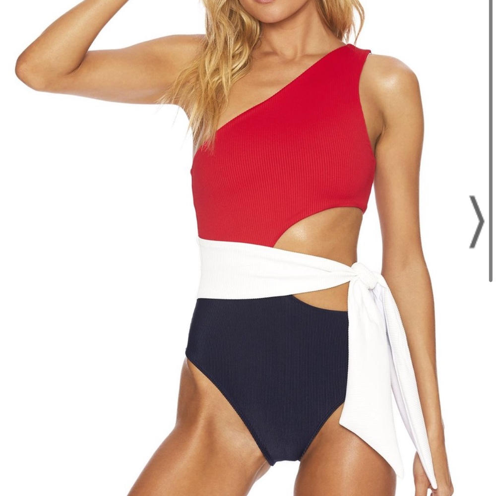Carlie One Piece Red White & Blue